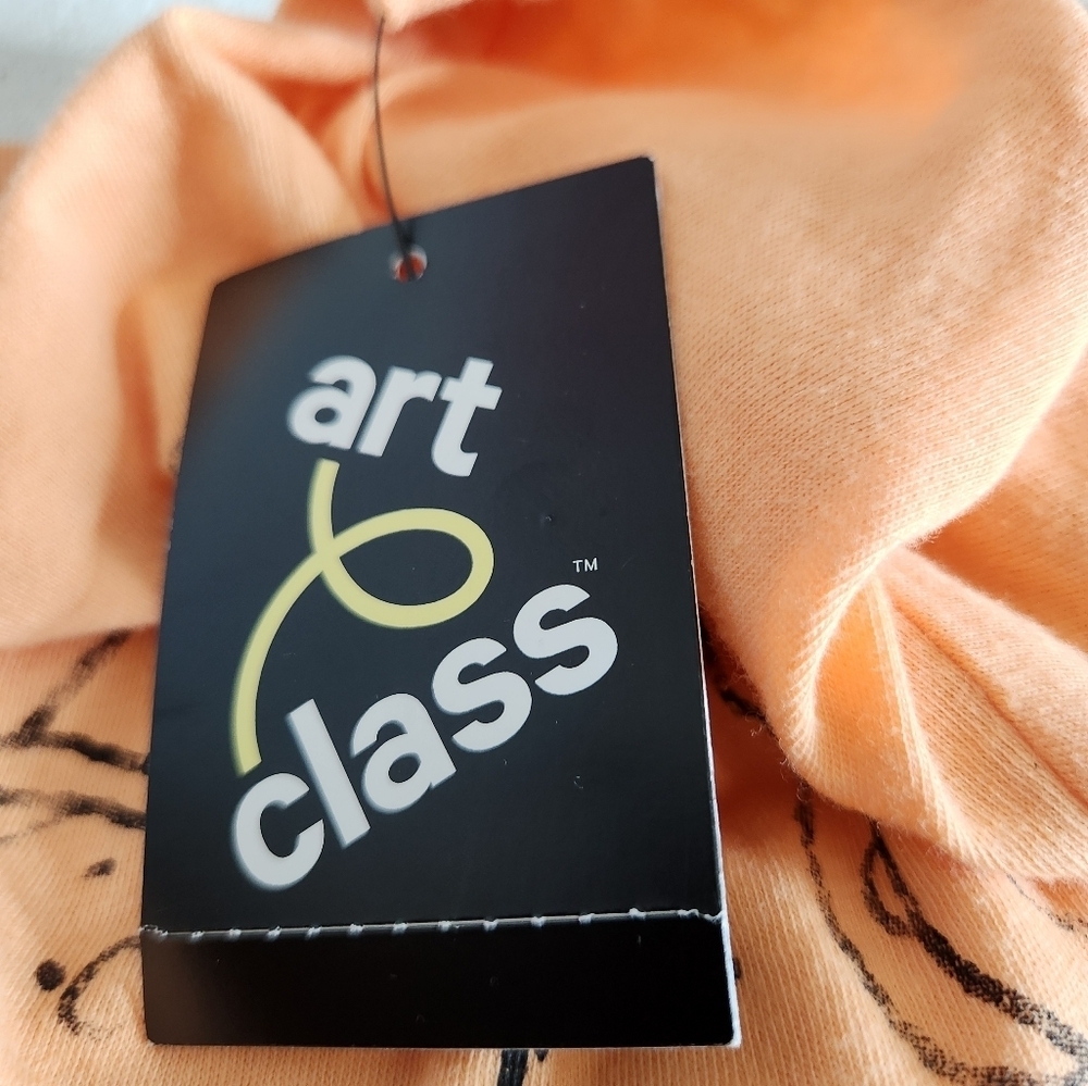 Art Class Orange Peanuts T-Shirt - L(10-12) - Picture 13 of 15